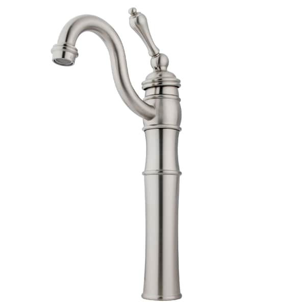 Kingston Brass Vessel Sink Faucet, Brushed Nickel KB3428AL - main